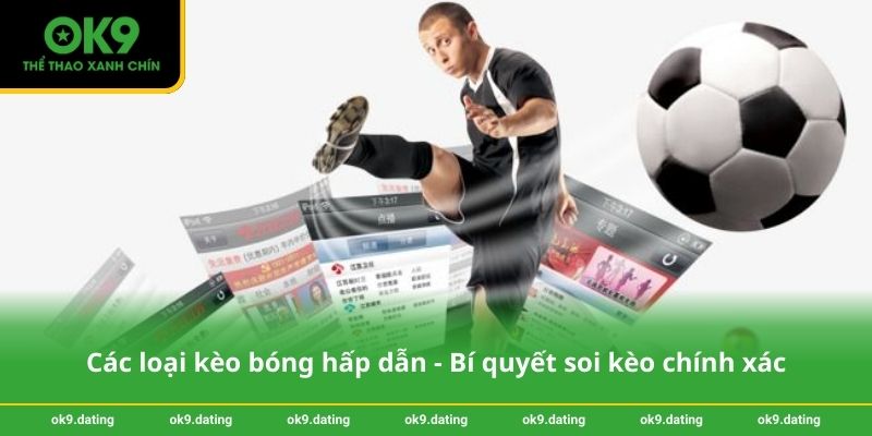 Các loại kèo bóng hấp dẫn - Bí quyết soi kèo chính xác